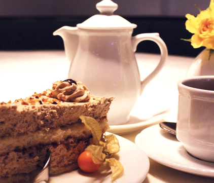 Kaffeeklatsch im Parkhotel Klüschenberg