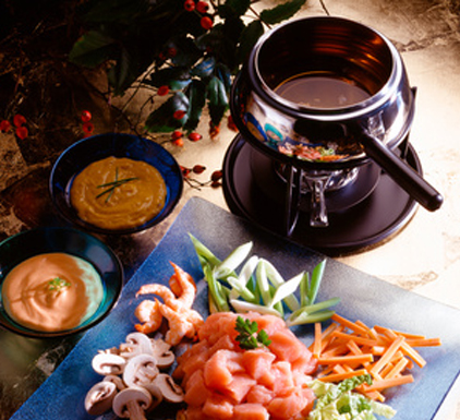 Gemütlicher Fondue-Abend Gemütlicher Fondue-Abend